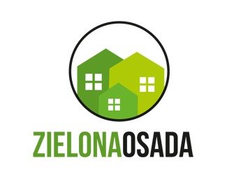 Projekt logo dla firmy ZielonaOsada | Projektowanie logo